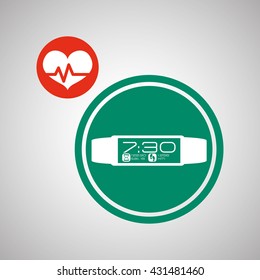 Smart device design. Gadget icon. Isolated illustration , vector
