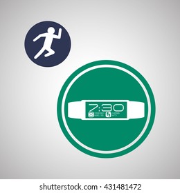 Smart device design. Gadget icon. Isolated illustration , vector