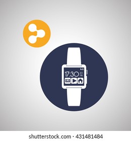 Smart device design. Gadget icon. Isolated illustration , vector