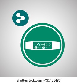Smart device design. Gadget icon. Isolated illustration , vector