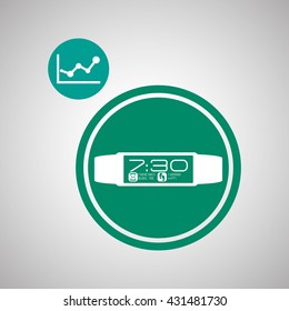 Smart device design. Gadget icon. Isolated illustration , vector