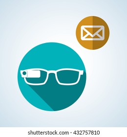 Smart device design. Gadget icon. Isolated illustration , vector