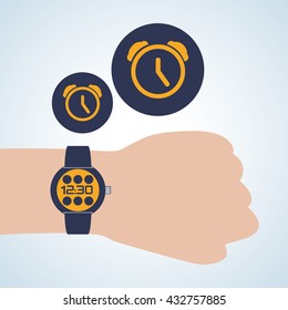 Smart device design. Gadget icon. Isolated illustration , vector