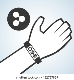 Smart device design. Gadget icon. Isolated illustration , vector