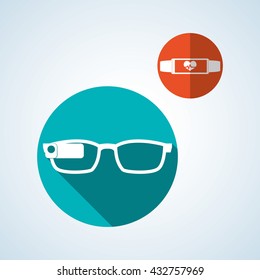 Smart device design. Gadget icon. Isolated illustration , vector