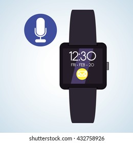 Smart device design. Gadget icon. Isolated illustration , vector