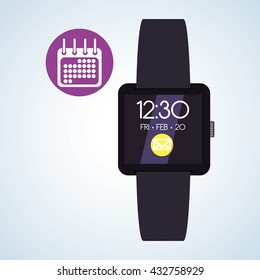 Smart device design. Gadget icon. Isolated illustration , vector