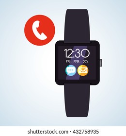 Smart device design. Gadget icon. Isolated illustration , vector