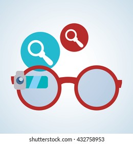 Smart device design. Gadget icon. Isolated illustration , vector
