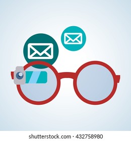 Smart device design. Gadget icon. Isolated illustration , vector