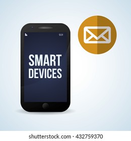 Smart device design. Gadget icon. Isolated illustration , vector