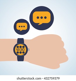 Smart device design. Gadget icon. Isolated illustration , vector