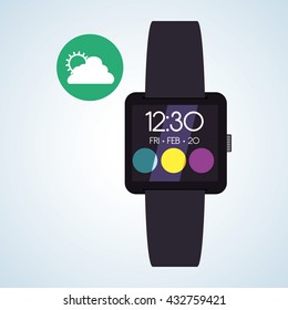 Smart device design. Gadget icon. Isolated illustration , vector