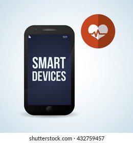 Smart device design. Gadget icon. Isolated illustration , vector