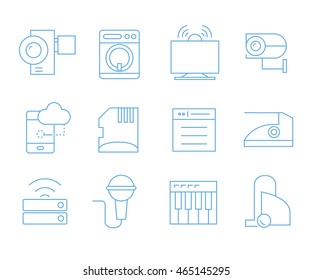 smart device icons, gadget icons