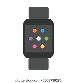 smart device, smart watch, monitor, computer illustration, vector icon