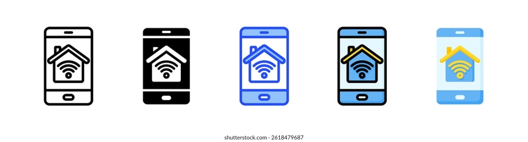 Smart Devices Icon Collection With Multiple Styles