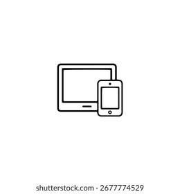 Smart devices icon flat vector design.