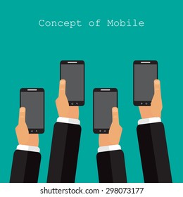 Smart Devices phone in hand