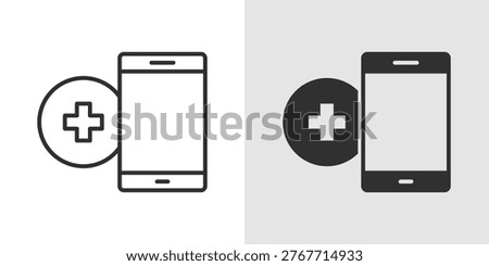 A smart diagnosis icon representing AI-based medical analysis and advanced healthcare technology.
