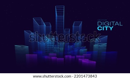 Similar – Image, Stock Photo High building Building