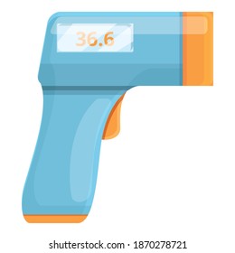 Intelligentes digitales Thermometer-Symbol. Cartoon des intelligenten digitalen Thermometers, Vektorsymbol für Webdesign einzeln auf weißem Hintergrund