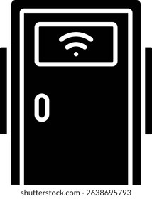 Smart Door vector icon. Can be used for printing, mobile and web applications.