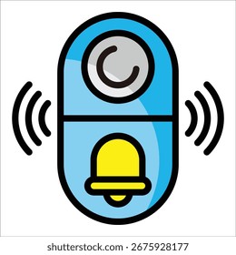 Elemento inteligente del icono del timbre para el diseño
