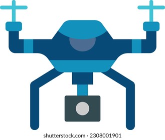 Smart Drone vector icon. Can be used for printing, mobile and web applications.