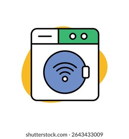 Ícone de secador inteligente ilustração de estoque de vetor