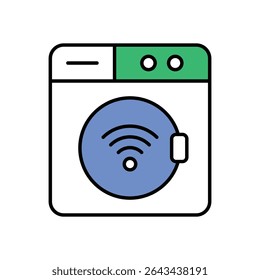 Ícone de secador inteligente ilustração de estoque de vetor