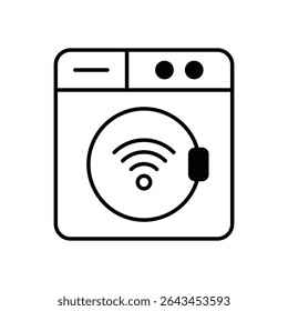 Ícone de secador inteligente ilustração de estoque de vetor
