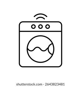 Ícone de secador inteligente ilustração de estoque de vetor