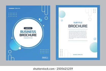 Plantilla de folleto de negocios de Editar inteligente