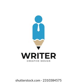Smart education group logo design. Pencil and people element. education logo. Vector illustration
