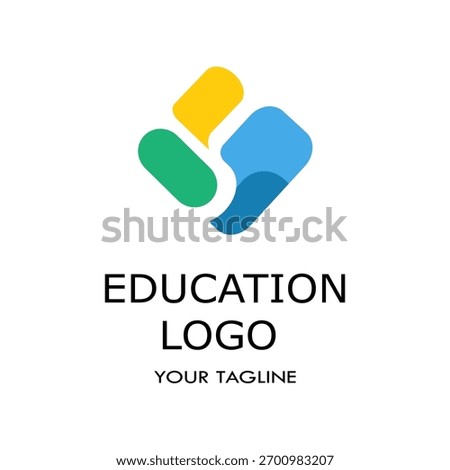 Smart education logo design template.
