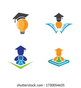 Smart education symbol vector icon illustration
