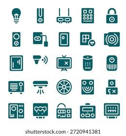Paket mit intelligenten elektronischen Geräten und Gadgets