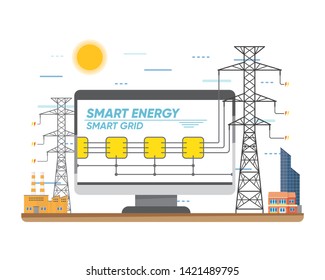 Smart Energy, Smart Grid Control Electrical Power Systems