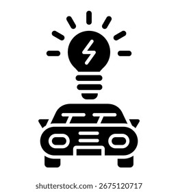 Smart Energy Icon Element For Design