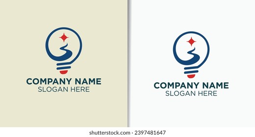 smart energy logo design vector, tech and nature logo concept