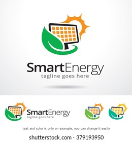 Smart Energy Logo Template Design Vector