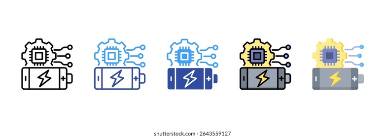Smart Energy Multi Style Icon Set
