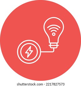 Smart Energy vector icon. Can be used for printing, mobile and web applications.