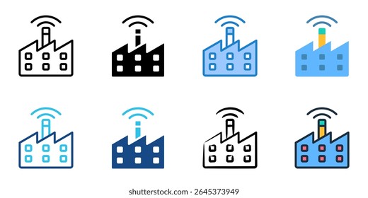 Ícone Smart Fatories define várias coleções de estilos 
