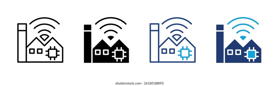 Elemento De Ícone Smart Fatory Para Design