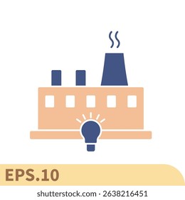 smart factory icons  symbol vector elements for infographic web