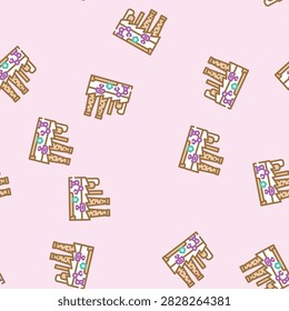 smart factory industry 4 vector seamless pattern smart factory industry 4 sign illustration