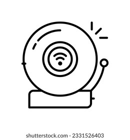 Smart Fan icon. Vector stock illustration.