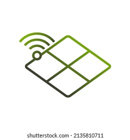 smart farm gradient icon image